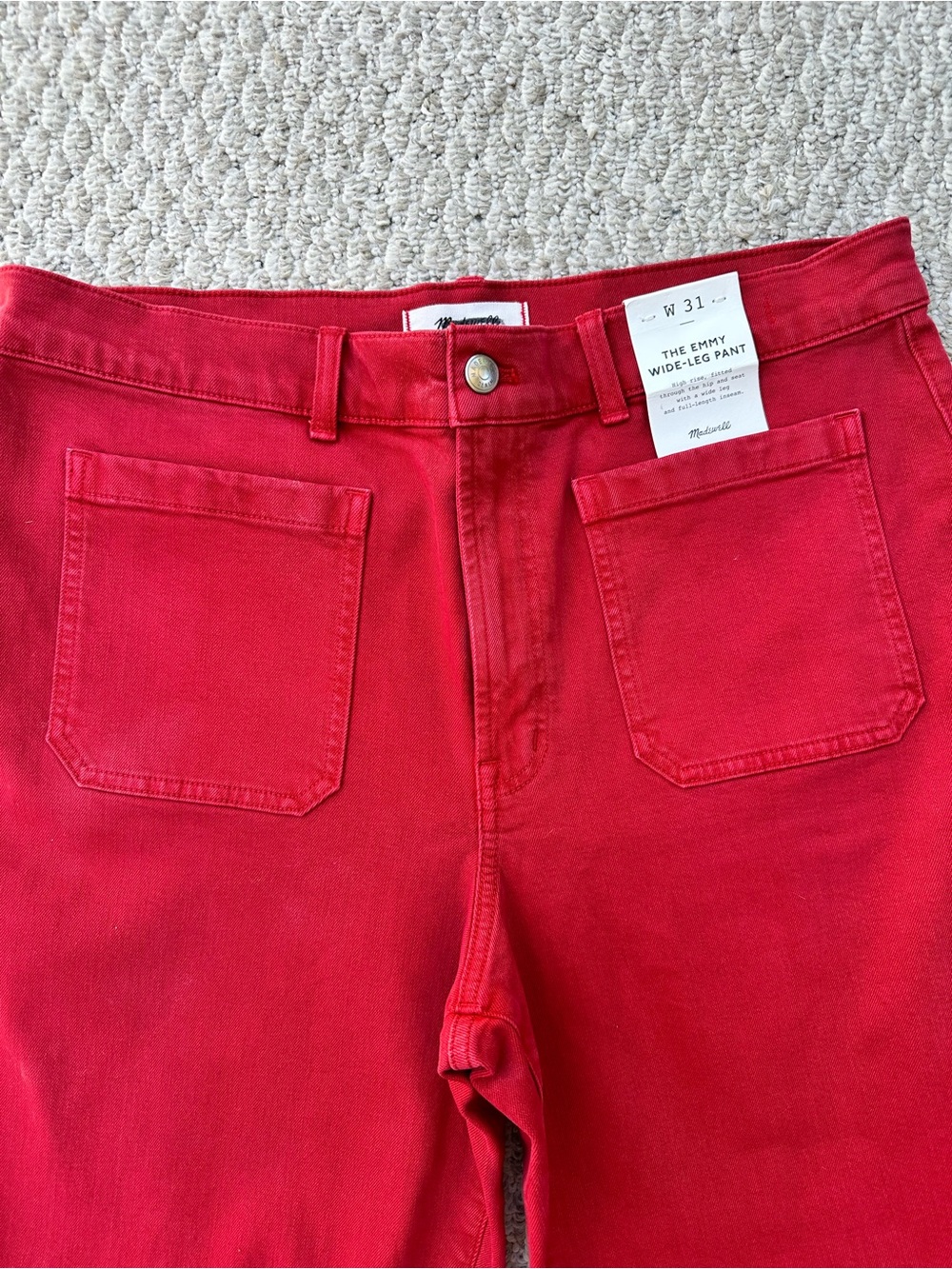Madewell The Emmy Wide-Leg Pant 31 - Picture 8 of 9